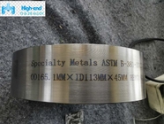 Καυτό σφυρηλατημένο άνευ ραφής δαχτυλίδι δαχτυλιδιών ASTM B381 Gr1 κραμάτων τιτανίου